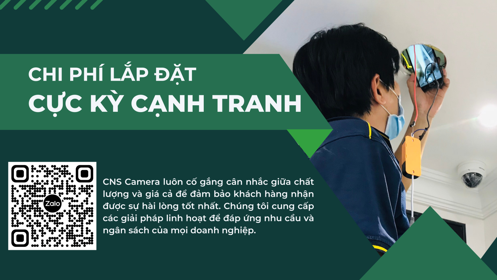 Chi phí lắp đặt máy chấm công của CNS camera có đắt không?.